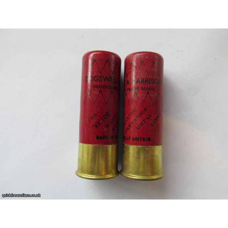 12G R.T.O. COGSWELL & HARRISON THE VICTOR CARTRIDGE  [INERT]