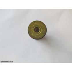 16G R.T.O. ELEY WATERPROOF CASE PEGAMOID QUALITY NOBEL CARTRIDGE  [INERT]