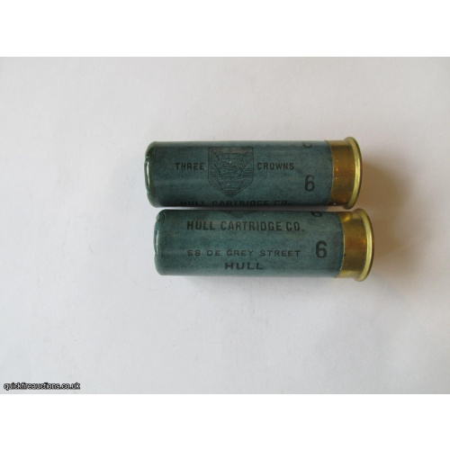 16G HULL THREE CROWNS SMALL PRINT PALE BLUE CARTRIDGE  [INERT]