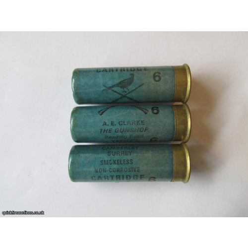 16G CLARKE THE GUNSHOP CARTRIDGE  [INERT]