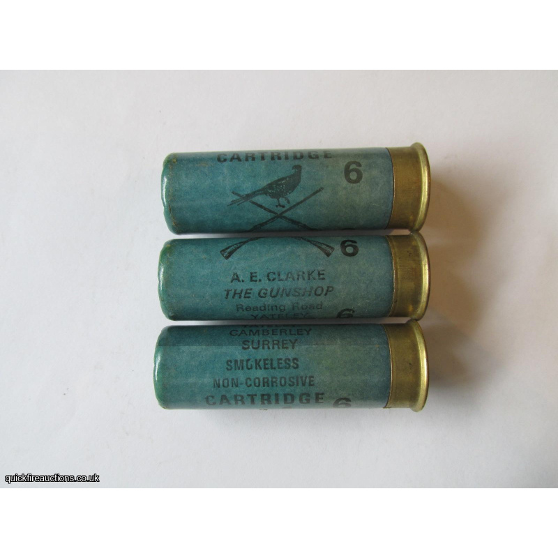 16G CLARKE THE GUNSHOP CARTRIDGE  [INERT]