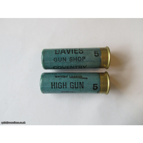 16G DAVIES GUN SHOP HIGH GUN CARTRIDGE  [INERT]