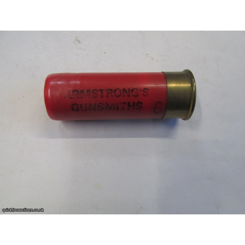 12G ARMSTRONGS GUNSMITHS CARTRIDGE [INERT]