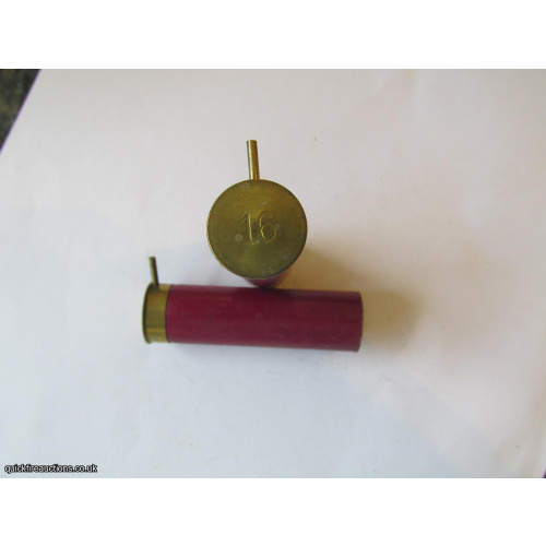16G PIN-FIRE PURPLE PLAIN TUBE EMPTY CASE