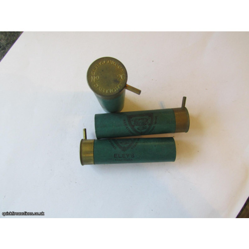 20G PIN-FIRE N.P.E. ELEYS GAS-TIGHT CASE ELEY LONDON CARTRIDGE