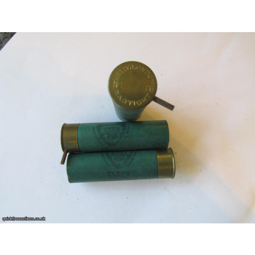 16G PIN-FIRE N.P.E. ELEYS GAS-TIGHT CASE ELEY LONDON CARTRIDGE