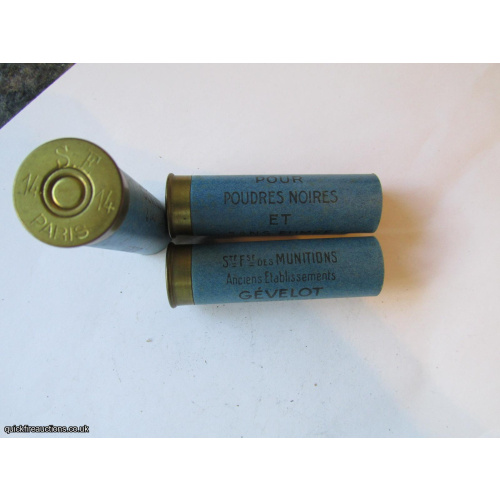 14G N.P.E. S.F. GEVELOT & GAUPILLAT CARTRIDGE  [INERT]