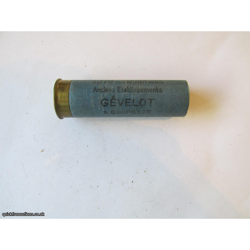 14G N.P.E. S.F. GEVELOT & GAUPILLAT CARTRIDGE  [INERT]