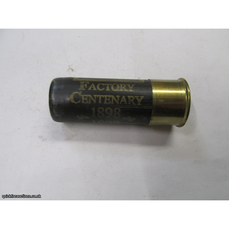 12G HOLLAND & HOLLAND FACTORY CENTENARY 1898-1998 CARTRIDGE [INERT]