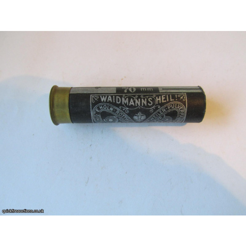 20G N.P.E. ROTTWEIL WAIDMANNS HEIL 70mm CARTRIDGE  [INERT]