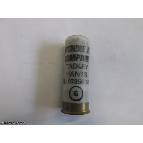 12G HAMPSHIRE ARMS COMPANY CARTRIDGE [INERT]