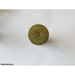 12G N.P.E. KYNOCH 5/16 BRASS NOBEL CARTRIDGE  [INERT]