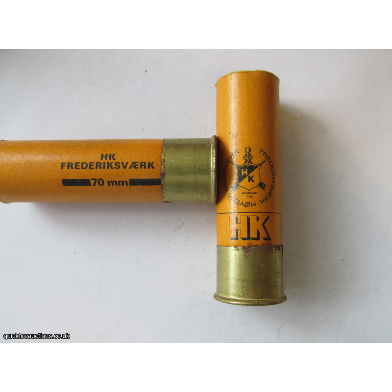 12G N.P.E. FREDERIKSVAERK HK DARK YELLOW CARTRIDGE  [INERT]