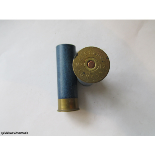 12G N.P.E. ELEY BROS LONDON RAISED PRINT CARTRIDGE  [INERT]