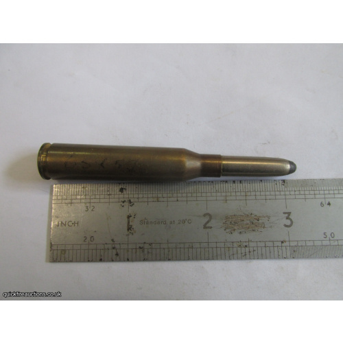 1 X DWM K Y  6.5 X 57 NICKEL LEAD TIP BULLET INERT