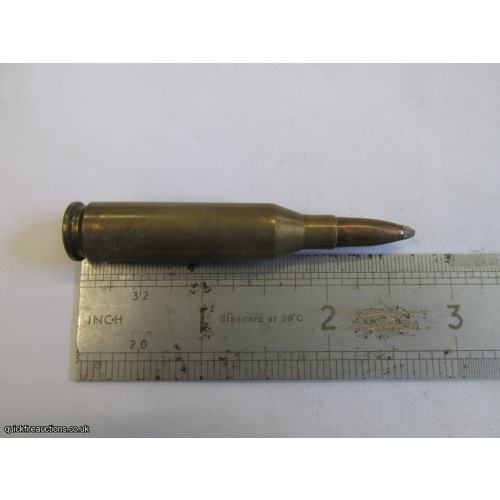 1 X NORMA 243 COPPER LEAD TIP BULLET INERT