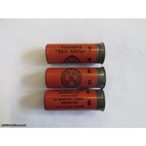 12G TURNERS RED RAPID WHITLEY STREET ORANGE CARTRIDGE  [INERT]