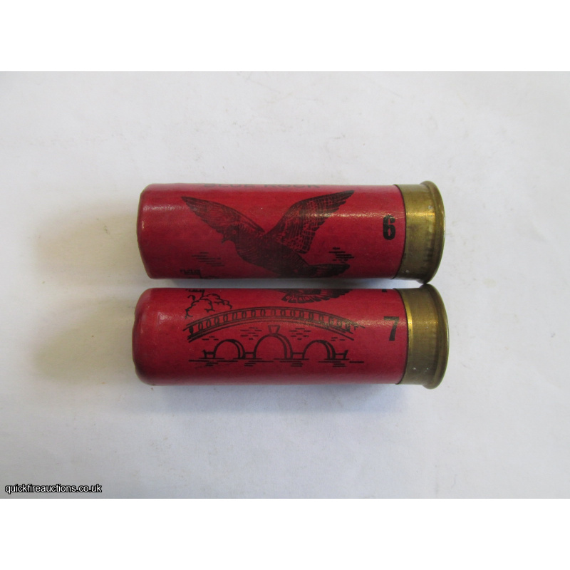 12G HAMMANTS BLUE ROCK DARK RED CARTRIDGE  [INERT]