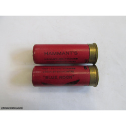 12G HAMMANTS BLUE ROCK DARK RED CARTRIDGE  [INERT]