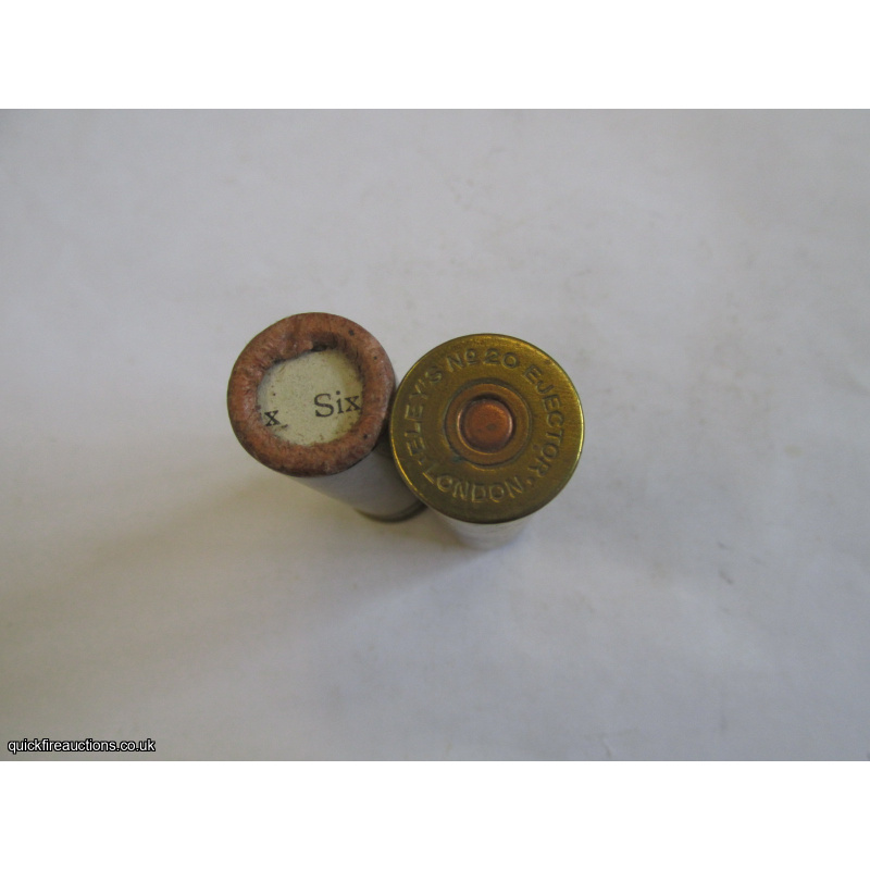 20G R.T.O. ELEYS EJECTOR LONDON 2 3/4 BRASS CARTRIDGE  [INERT]