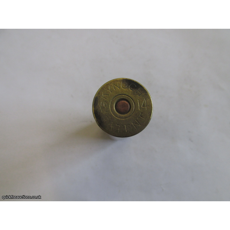 14G KYNOCH PATENT BRASS CARTRIDGE  [INERT]