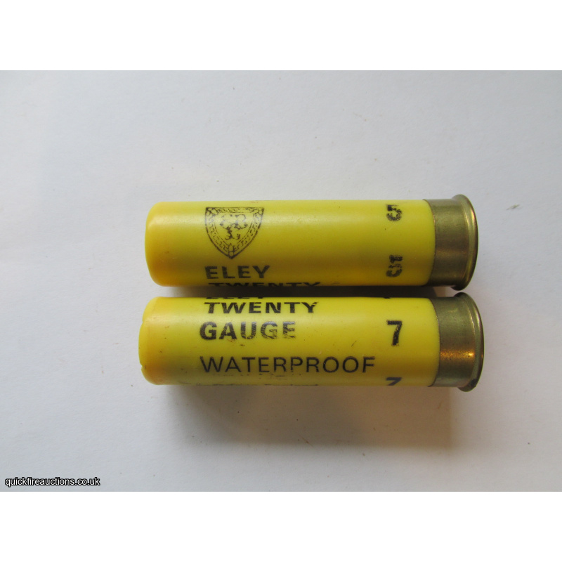 20G ELEY TWENTY GAUGE WATERPROOF CARTRIDGE [INERT]