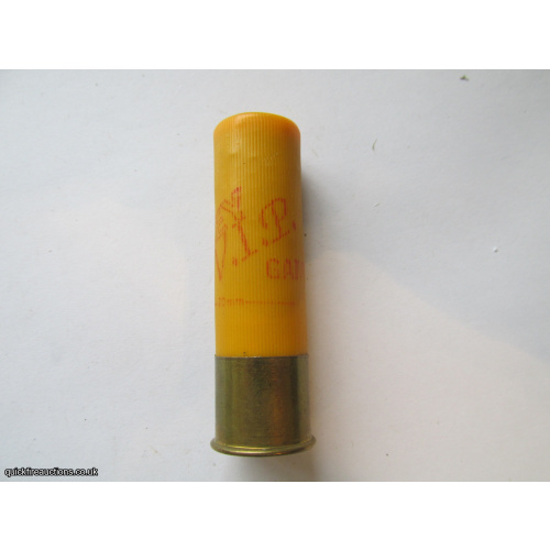 20G ELEY V.I.P. GAME DARK YELLOW CARTRIDGE [INERT]