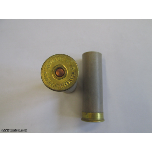 12G N.P.E. MADE IN GREAT BRITAIN PLAIN TUBE CARTRIDGE  [INERT]