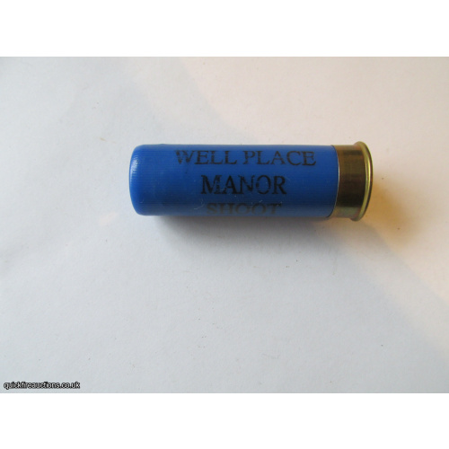 16G WELL PLACE MANOR SHOOT PAUL CASTLE CARTRIDGE [INERT]