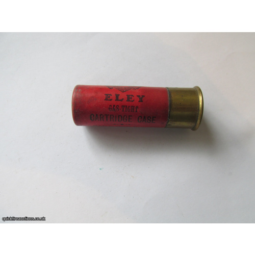 12G R.T.O. ELEY GAS-TIGHT CASE LONDON CARTRIDGE  [INERT]
