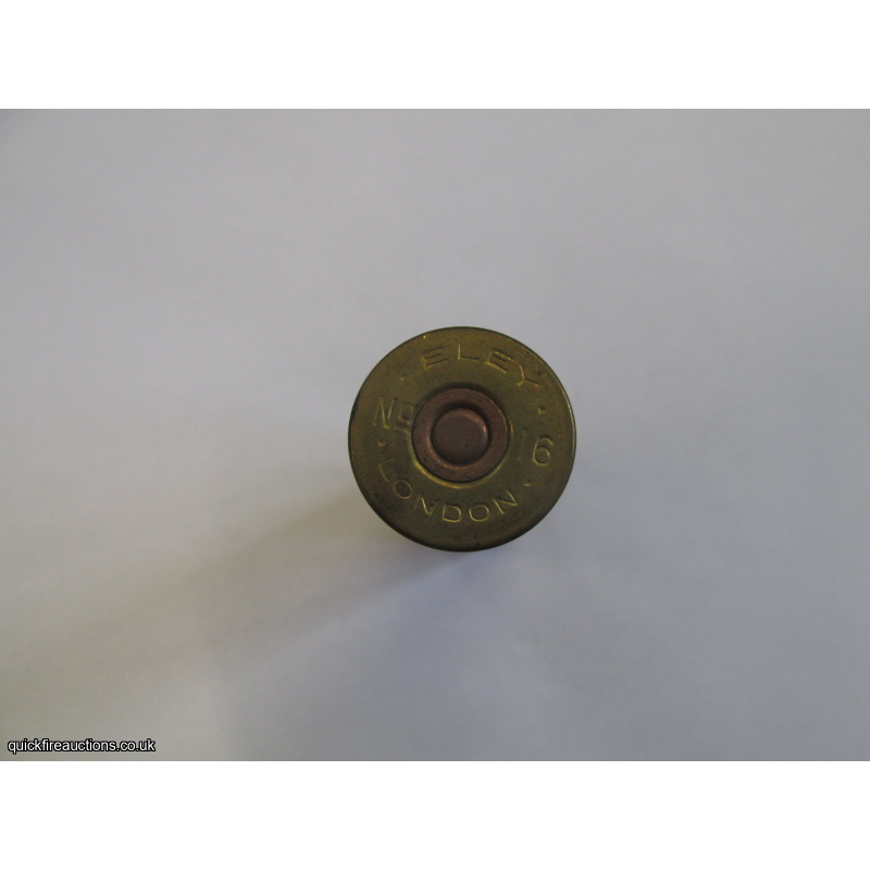 16G R.T.0. TC= PURDEYS SCHULTZE ELEYS W P  PEGAMOID PATENT CARTRIDGE  [INERT]