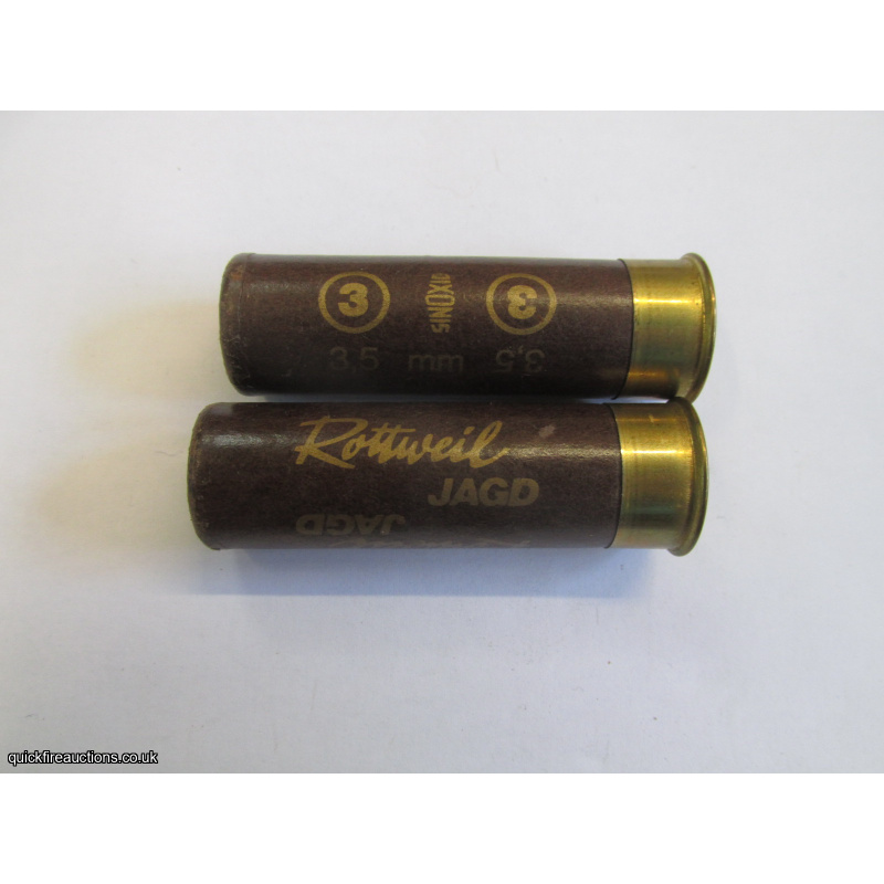 16G ROTTWEIL JAGD CARTRIDGE  [INERT]