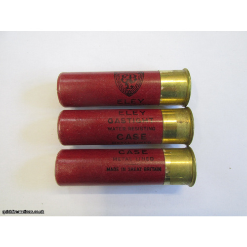 12G R.T.O. ELEY GASTIGHT CASE 3 inch CARTRIDGE   [INERT]