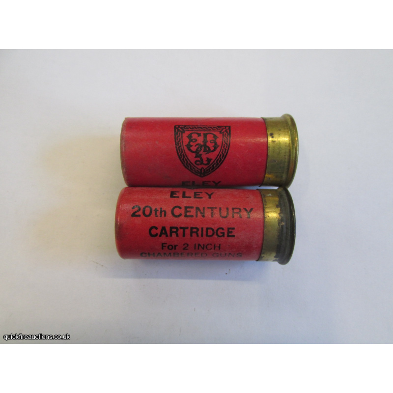12G R.T.O. ELEY 20th CENTURY 2 inch CARTRIDGE  [INERT]