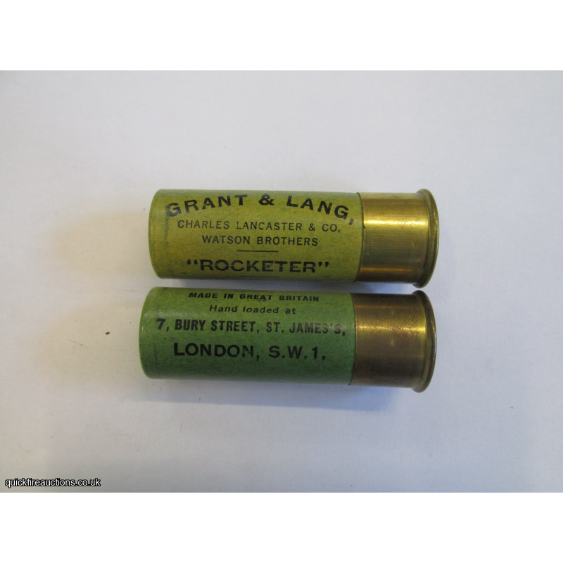 12G R.T.O. GRANT & LANG ROCKETER STYLE B CARTRIDGE  [INERT]