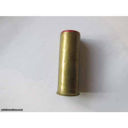 12G TC= SYKES BRO OSSETT ELEY EJECTOR BRASS CARTRIDGE  [INERT]