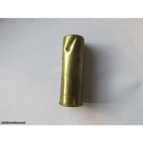 12G TC= ROPER SHEFFIELD EJECTOR BRASS CARTRIDGE  [INERT]