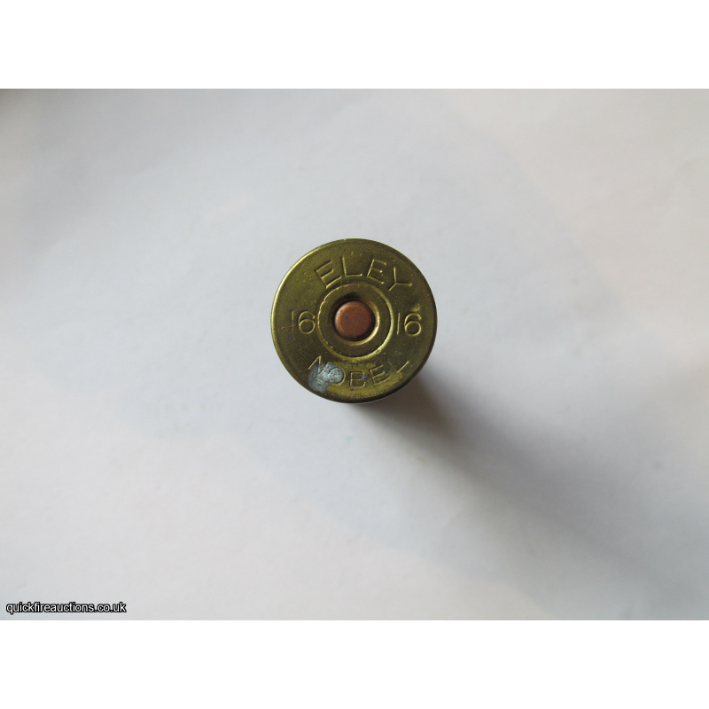 16G R.T.O. ELEY GRAND PRIX SM DIA SILVER PRINT NOBEL CARTRIDGE  [INERT]