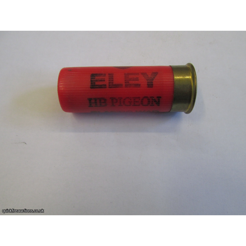 12G ELEY HB PIGEON CARTRIDGE [INERT]