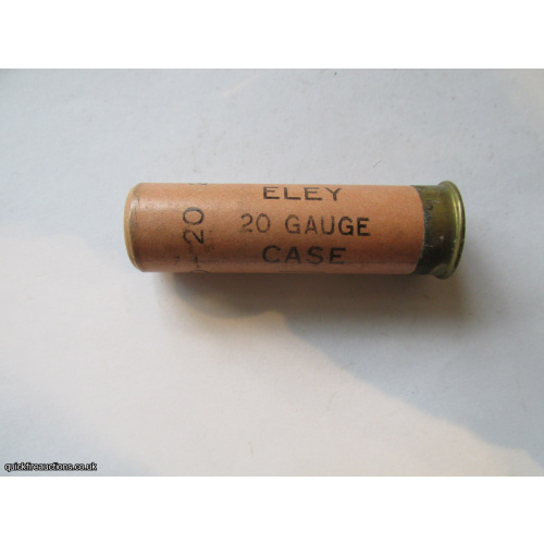 20G R.T.O. ELEY 20 GAUGE CASE BLACK PRINT CARTRIDGE  [INERT]