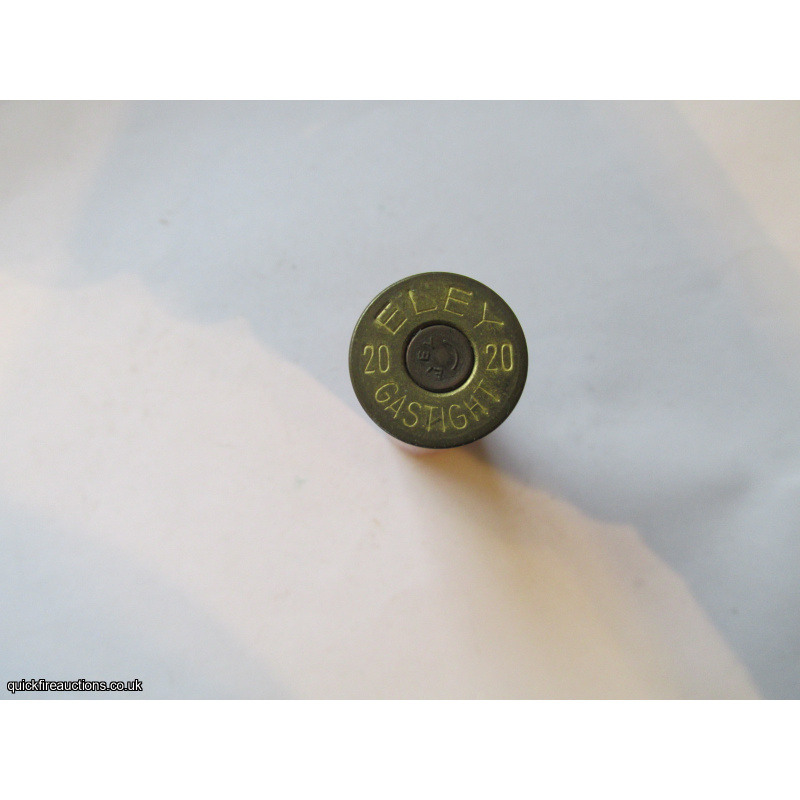 20G R.T.O. ELEY T FRANCE GASTIGHT CARTRIDGE  [INERT]