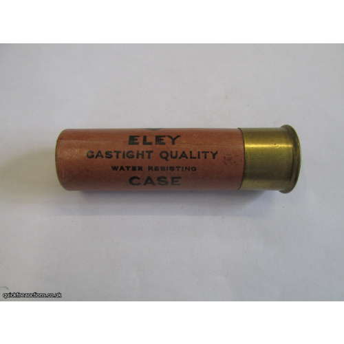 12G R.T.0. TC= JEWSON , ELEY GASTIGHT QUALITY 3inch NOBEL CARTRIDGE  [INERT]
