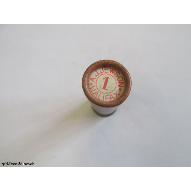 12G R.T.0. TC= JEWSON , ELEY GASTIGHT QUALITY 3inch NOBEL CARTRIDGE  [INERT]