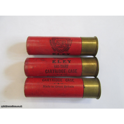 12G R.T.0. TC= CHARLES HELLIS, ELEY GAS-TIGHT CASE LONDON 3inch CARTRIDGE  [INERT]