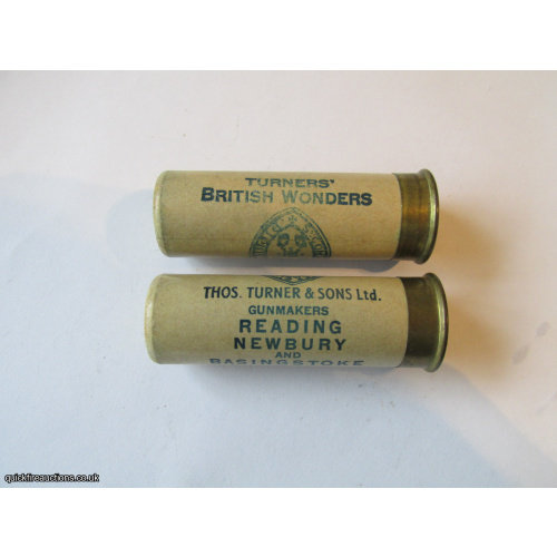 12G R.T.O. TURNERS BRITISH WONDERS WHITE CARTRIDGE  [INERT]