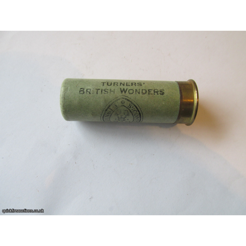 12G R.T.O. TURNERS BRITISH WONDERS GREEN CARTRIDGE  [INERT]