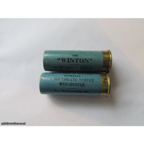 12G R.T.O. HOWARD DAVIES THE WINTON CARTRIDGE  [INERT]