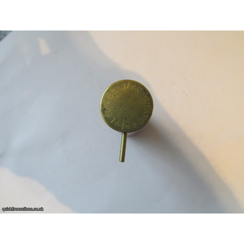 14G R.T.O. PIN-FIRE LEON BEAUX & C MILANO CARTRIDGE  [INERT]
