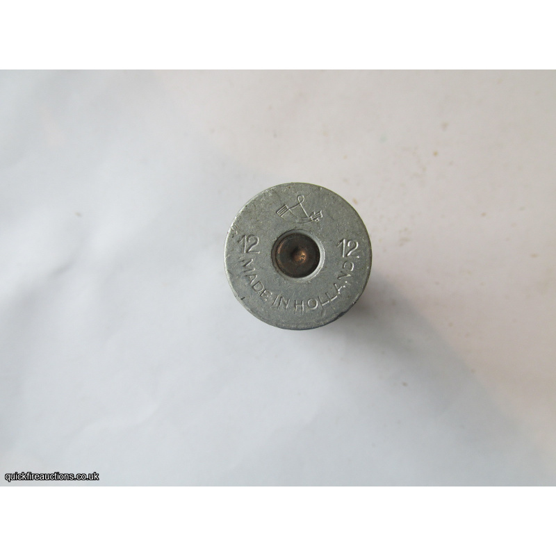 12G ALLOY MADE IN HOLLAND EMPTY FIRED CASE