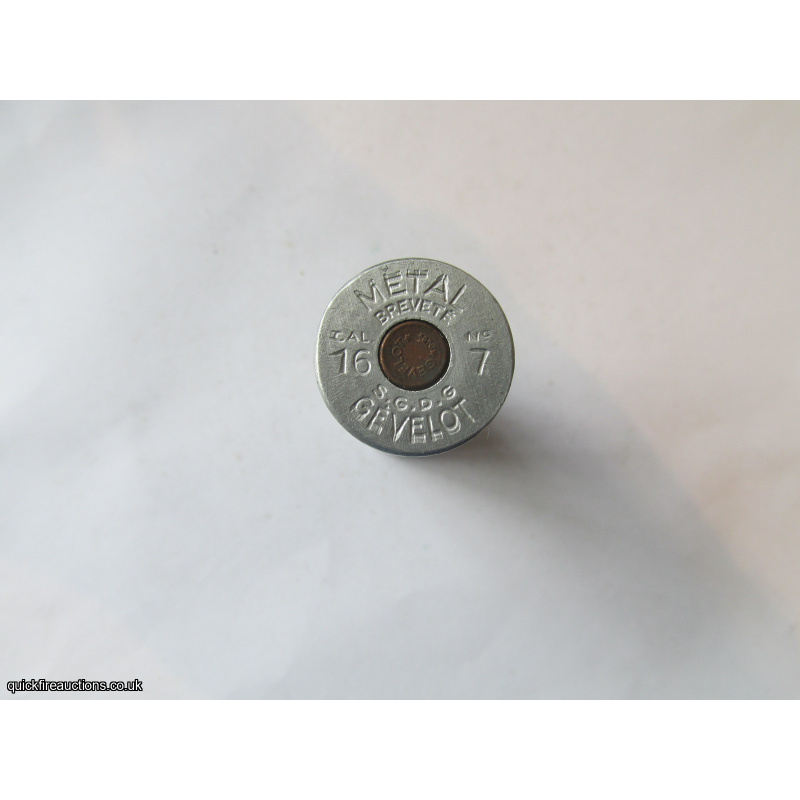 16G  METAL GEVELOT BREVETE S.G.D.G EMPTY PRIMED CASE